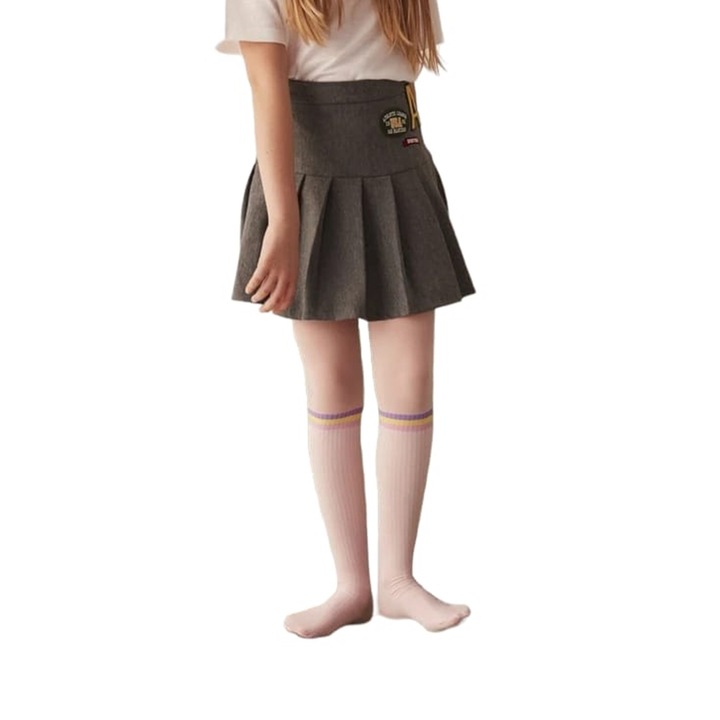 Детски чорапогащник Penti модел Twist line, Розово