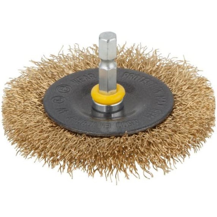 Perie de alama Wolfcraft 2110000, 75 mm