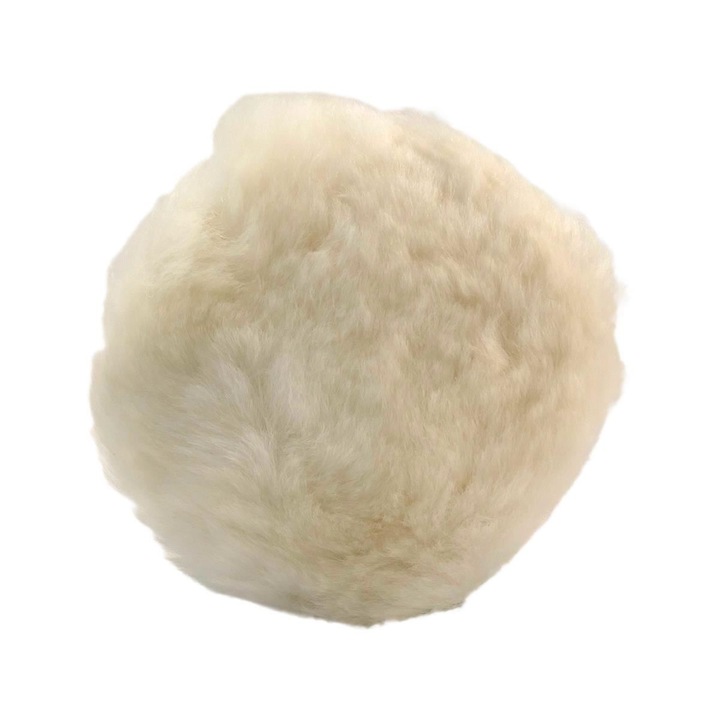 Гъба за полиране, естествена вълна, за полиране, с люспи, 125 мм