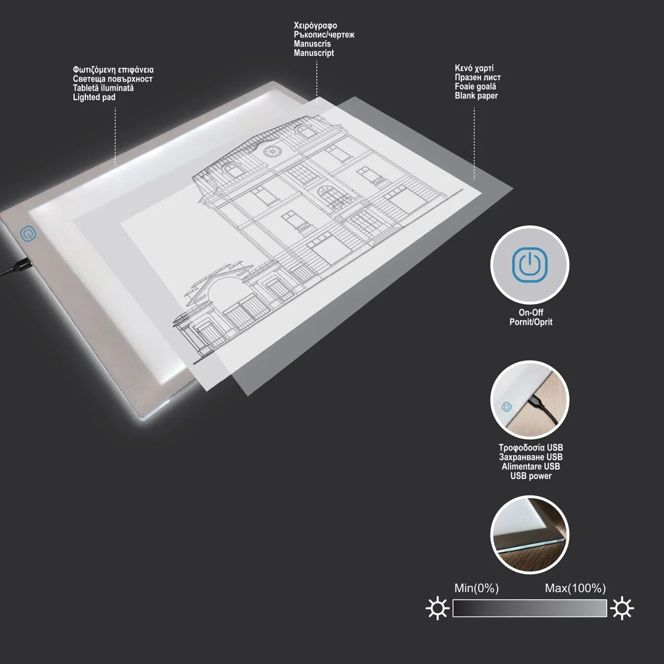 Таблет, За рисуване и чертежи, А4 - eMAG.bg
