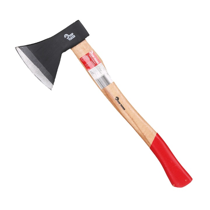 Topor pentru despicat lemne, Top Tools, otel, maner lemn, 600 gr, lama 10.7 cm