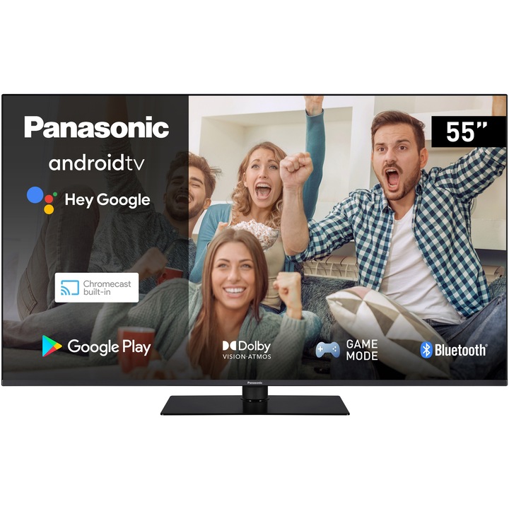 Televizor Panasonic LED TX-55LX650E, AndroidTV, 139cm, 4K Ultra HD, Clasa E