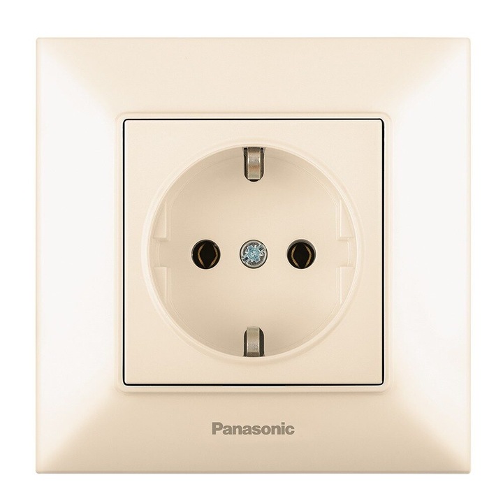 Priza schuko 16a 250v arkedia slim bej