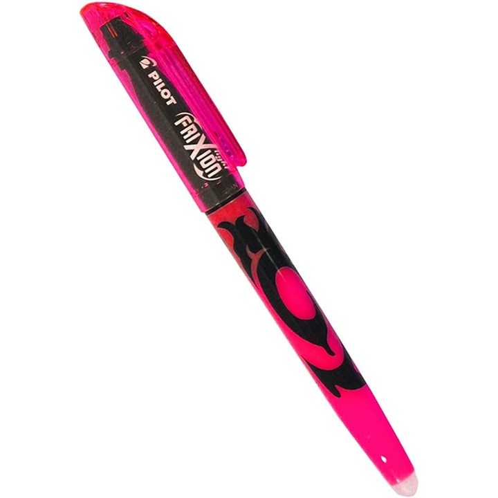 Комплект от 12 Pilot FriXion Light Erasable Highlighters, връх длето, розово мастило