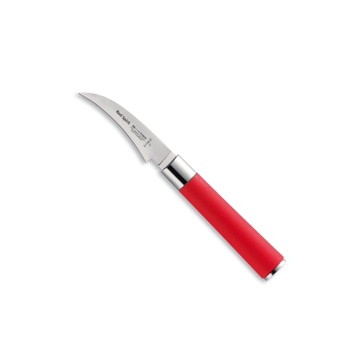 Cutit forjat pentru curatat legume si fructe, F. Dick Red Spirit, lama tip cioc 7 cm
