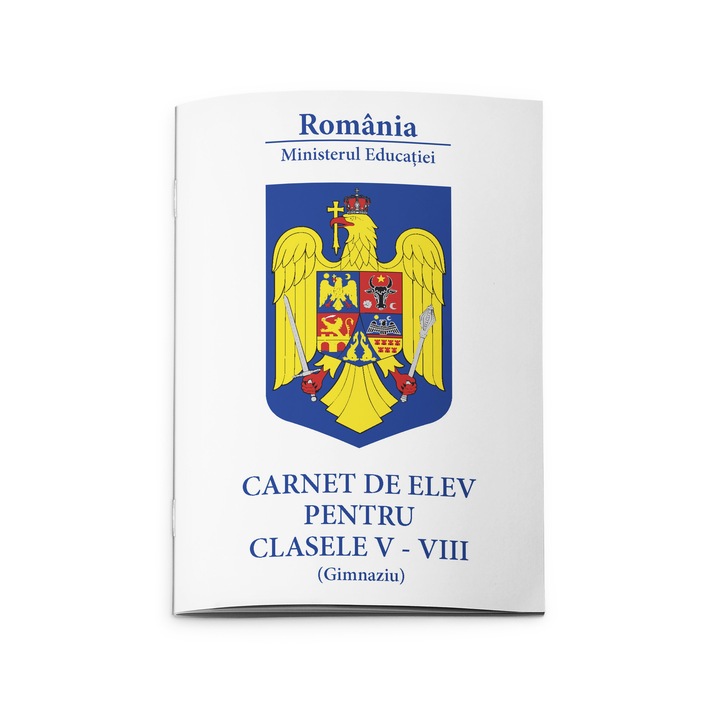 Carnet elev clasele V-VIII, Gimnaziu, model 2022