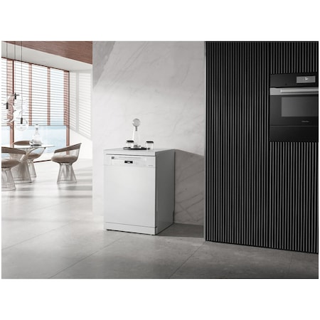 Masina de spalat vase Miele G 7410 SC BRWS, 14 seturi, 10 programe, AutoDos cu PowerDisk, EcoPower, Miele@Home, Clasa A, 60 cm, Alb