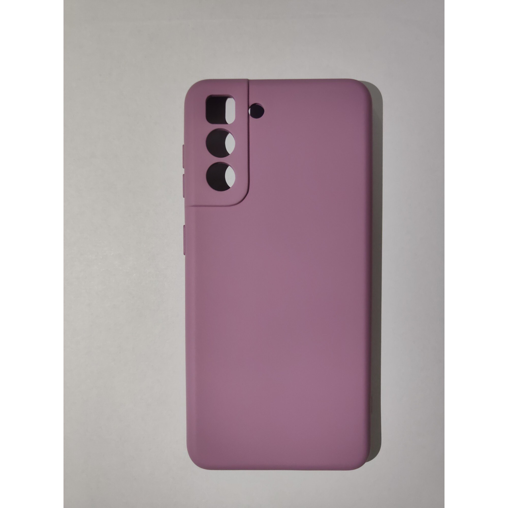 Husa protectie compatibila cu Samsung S21 5G Liquid Silicone Case Mov
