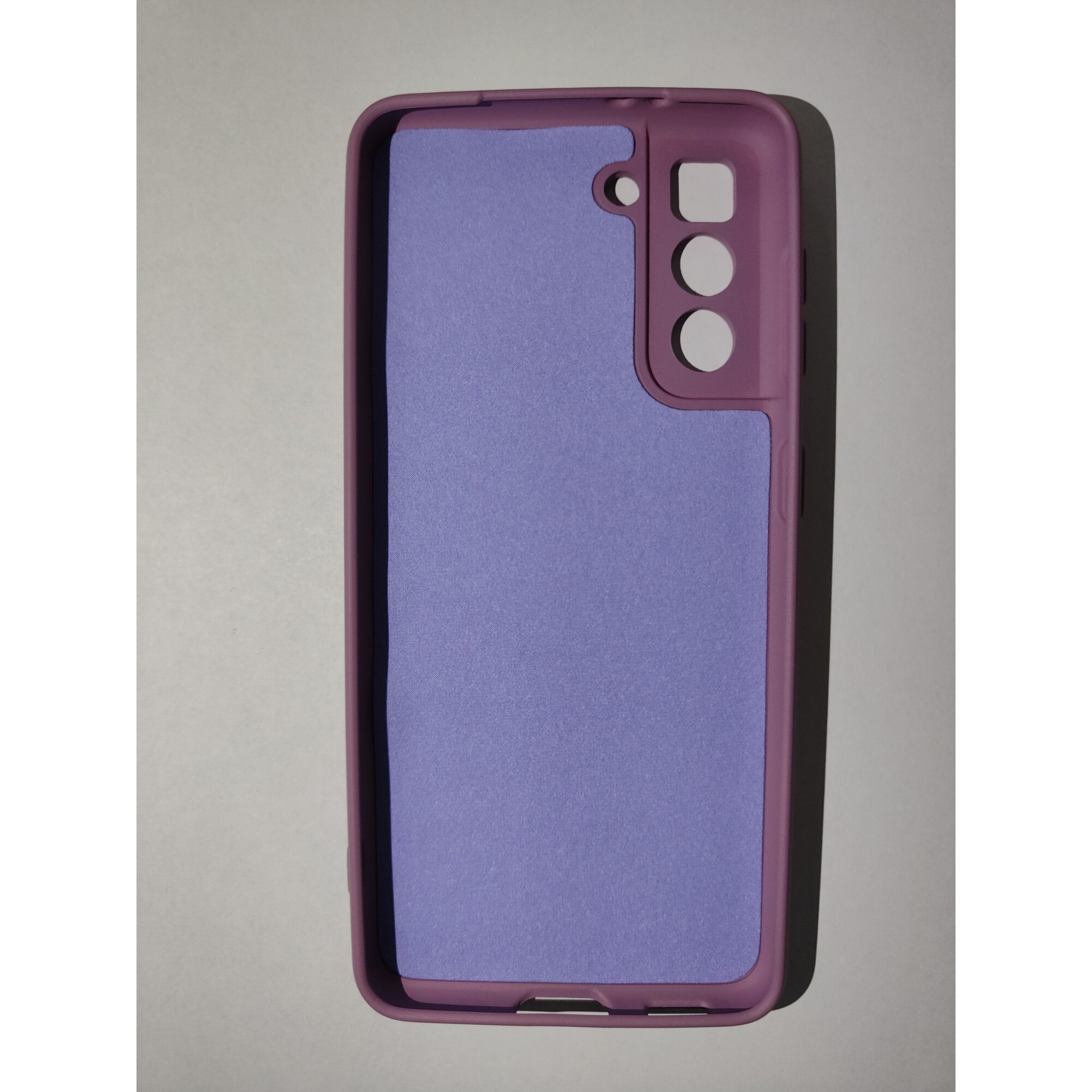 Husa protectie compatibila cu Samsung S21 5G Liquid Silicone Case Mov