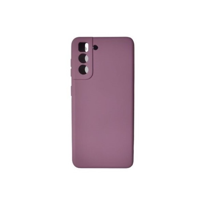 Husa protectie compatibila cu Samsung S21 5G Liquid Silicone Case Mov