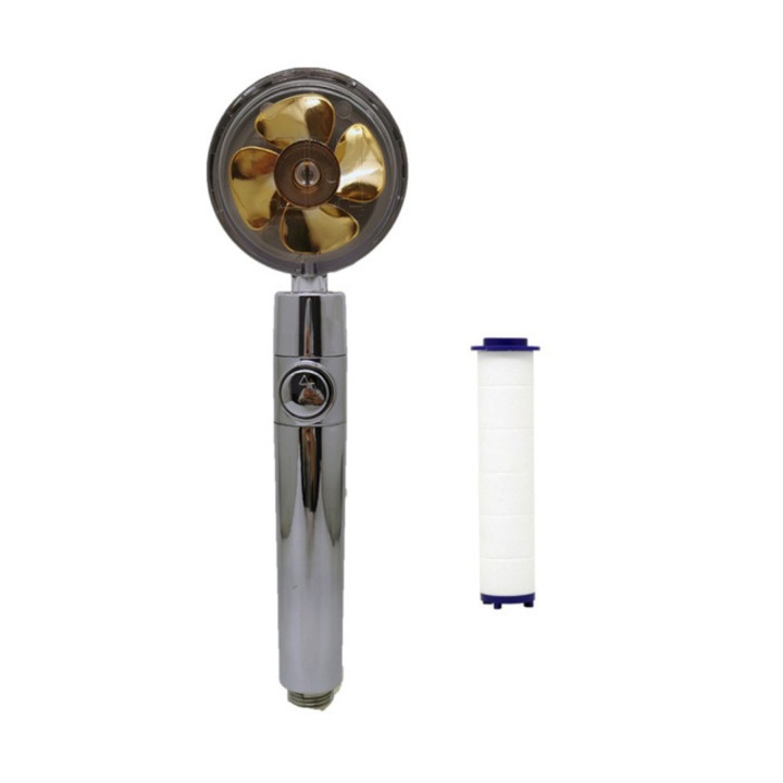 Para dus, YATOVUR, ABS/Inox, 26x8 cm, Auriu