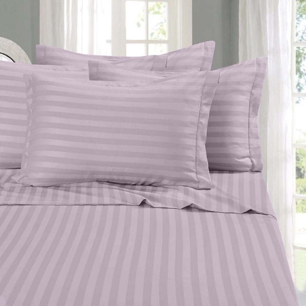 Set 2 huse perna din damasc, densitate 130 g/mp, Lila, 70/70cm - eMAG.ro