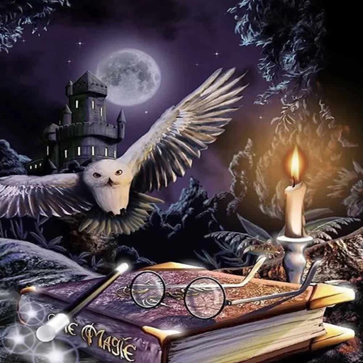 Perdea de Halloween - bej, material textil - 180 x 75 cm