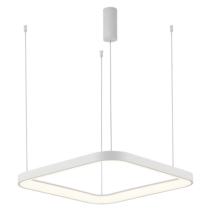 Corp decorativ led 36w 3in1 slp pd sqr bella alb