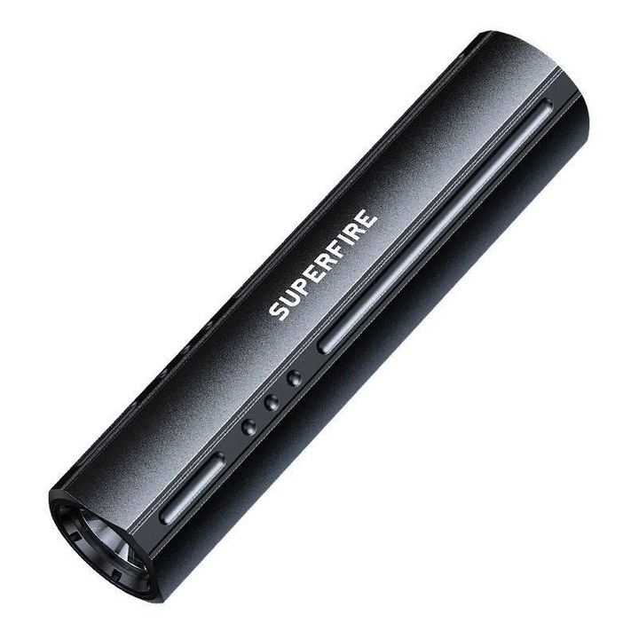 Многофункционален метален LED фенер 300 lm, модел Superfire S32, Черен