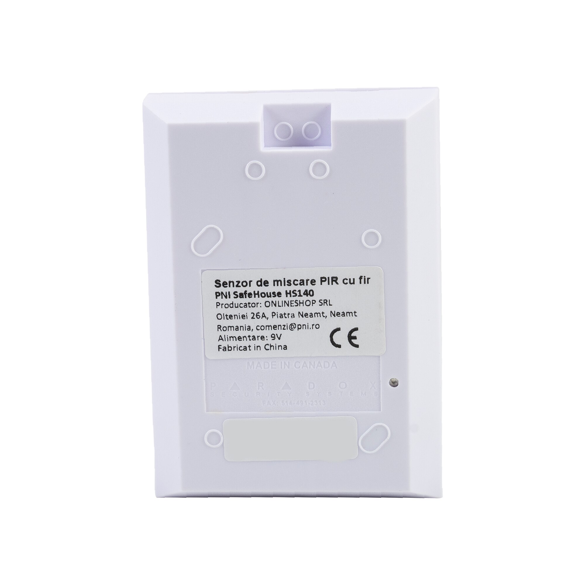 PNI SafeHouse HS110 Funk-Gassensor – Kompatibel Mit HS600 & HS650, Erkennt Methan, Propan, Butan, LPG, Alarm Bei 8% UEG, Wandmontage