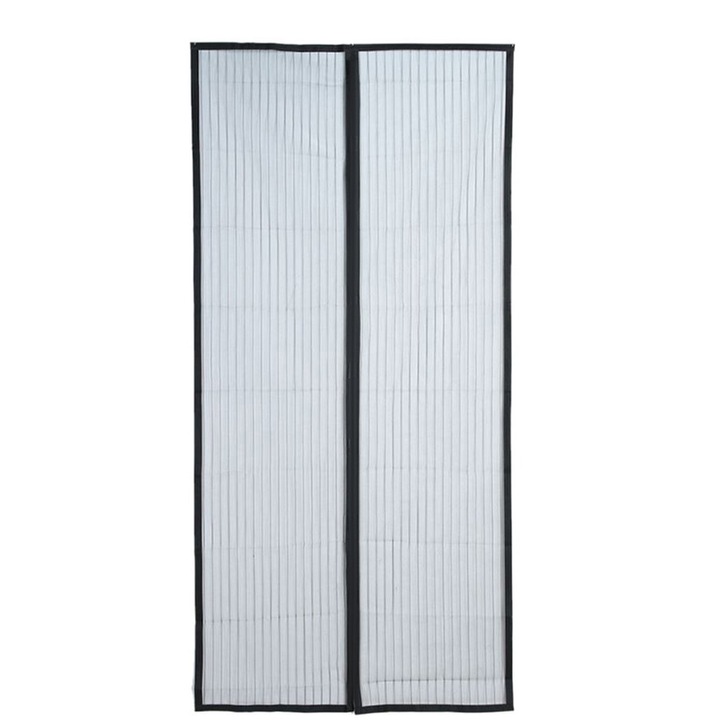 Plasa de tantari pentru usa, Royal, Negru, 100x210cm