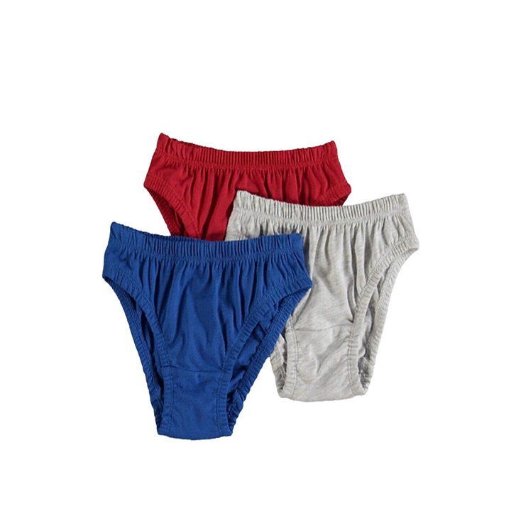 Set 3 perechi chiloti pentru copii, 100% bumbac, multicolor, Spiderman, Marvel