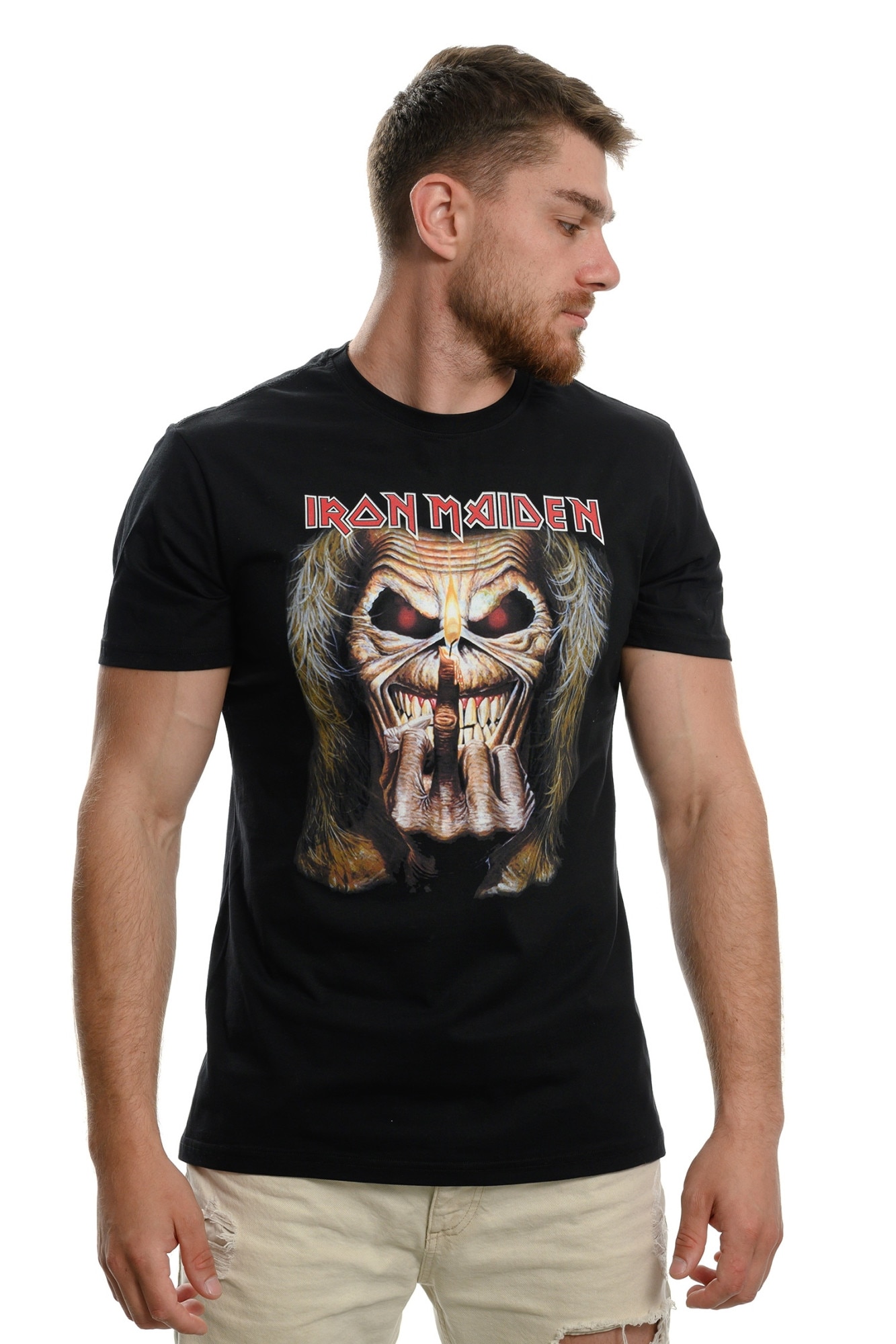 Camiseta Iron Maiden Finger - Túnel Do Rock