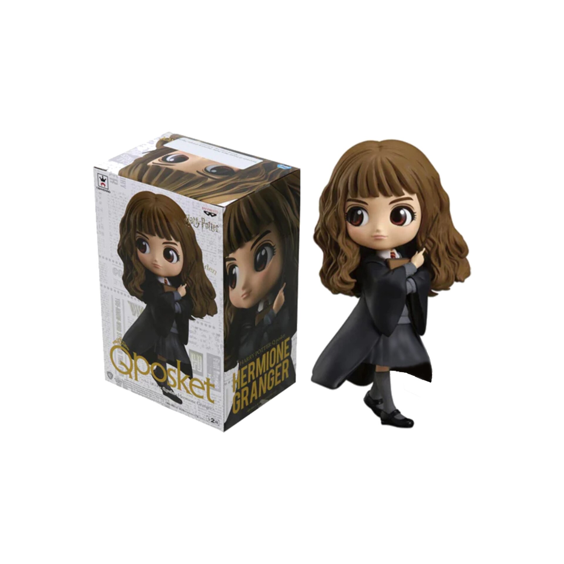 Figurine Banpresto Q Posket - Hermione Granger Et Pattenrond - Harry Potter - Neuve