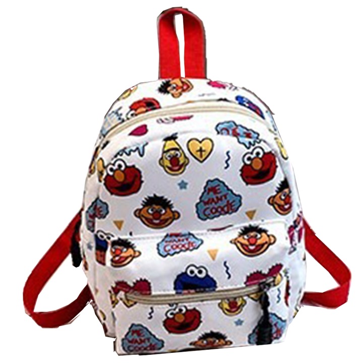 Dollcini gyerek hátizsák, diákiskola, vízálló, alkalmi hátizsák, női, fiú, napi, fehér