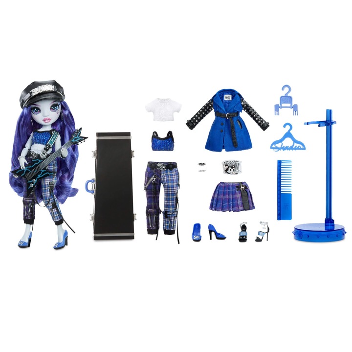 Кукла MGA Entertainment Shadow High Rainbow Vision, Uma Vanhoose, 28cm, Виолетово