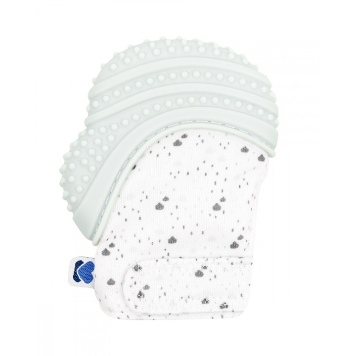 Manusa dentitie pentru bebelusi KikkaBoo Mitten Savanna Blue