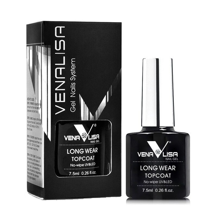 Top Coat Long Wear, Venalisa, 7.5 ml