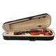 Vioara clasica din lemn IdeallStore®, marime 1/2, maro, toc inclus