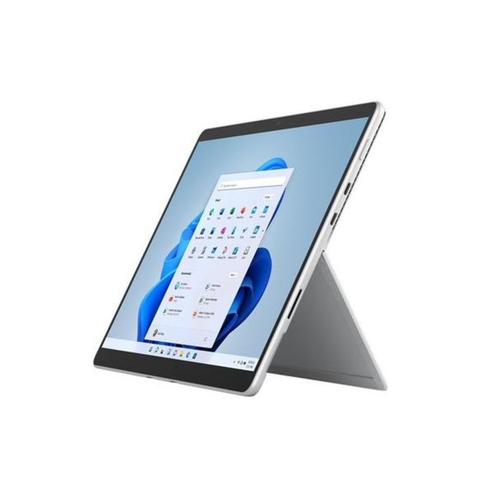 Таблет Microsoft Surface Pro 8, процесор Intel® Core™ i7-1185G7, PixelSense 13", 16GB RAM, 256GB SSD, 8MP, Wi-Fi, Bluetooth, 4G, Windows 10 Pro Silver