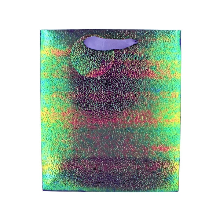 Punga Clairefontaine M Purple Iridescent Embossed