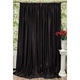 Set draperii uni, blackout, culoare wenge, din colectia "Unik by Liz Line - Wenge Hickory" 300cmx245cmx2buc, cu rejansa - D555103