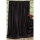 Set draperii uni, blackout, culoare wenge, din colectia "Unik by Liz Line - Wenge Hickory" 300cmx245cmx2buc, cu rejansa - D555103