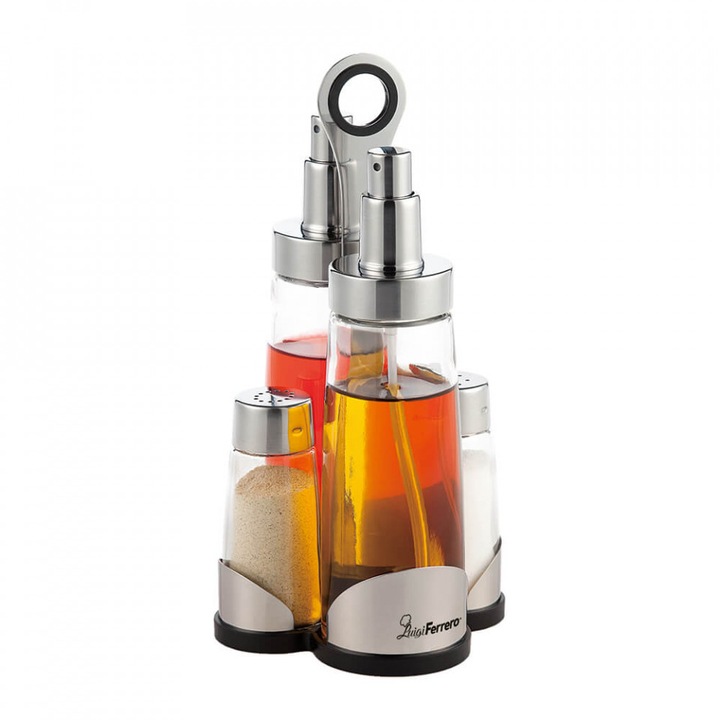 Set pulverizatoare ulei si otet Oliverian Luigi Ferrero Vienna FR-1436V 5 buc