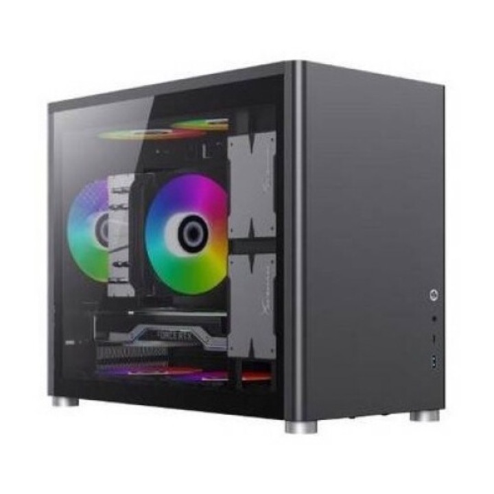 Carcasa Gamemax Spark, fara sursa, M-ATX, ARGB, Black