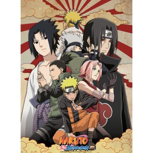 Poster Naruto Shippuden Group 2, multicolor, 52x38 cm 