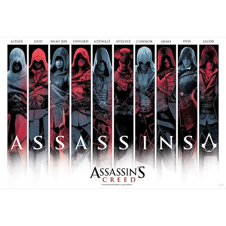 Poster Assassin's Creed, multicolor, 91.5x61 cm