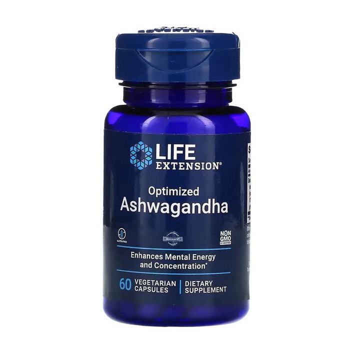 Optimized Ashwagandha Extract, Life Extension, 60 capsule