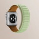 Gumi szíj Mágneses szíj kompatibilis az Apple Watch 1/2/3/4/5/6/SE 38/40mm fekete