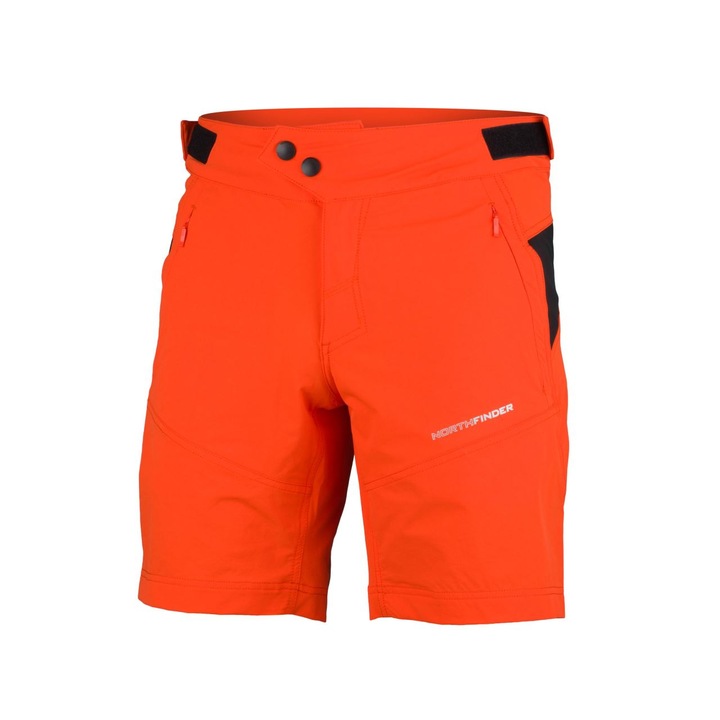 Мъжки къси панталони за колоездене Loke, Оранжев