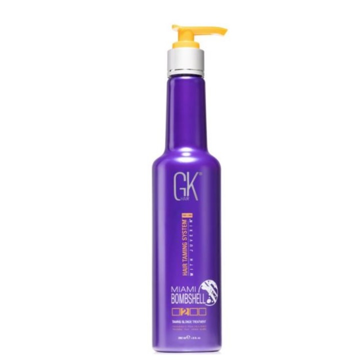 Masca hidratanta pentru netezire si iluminarea parului GK Hair Miami Bombshell 280 ml