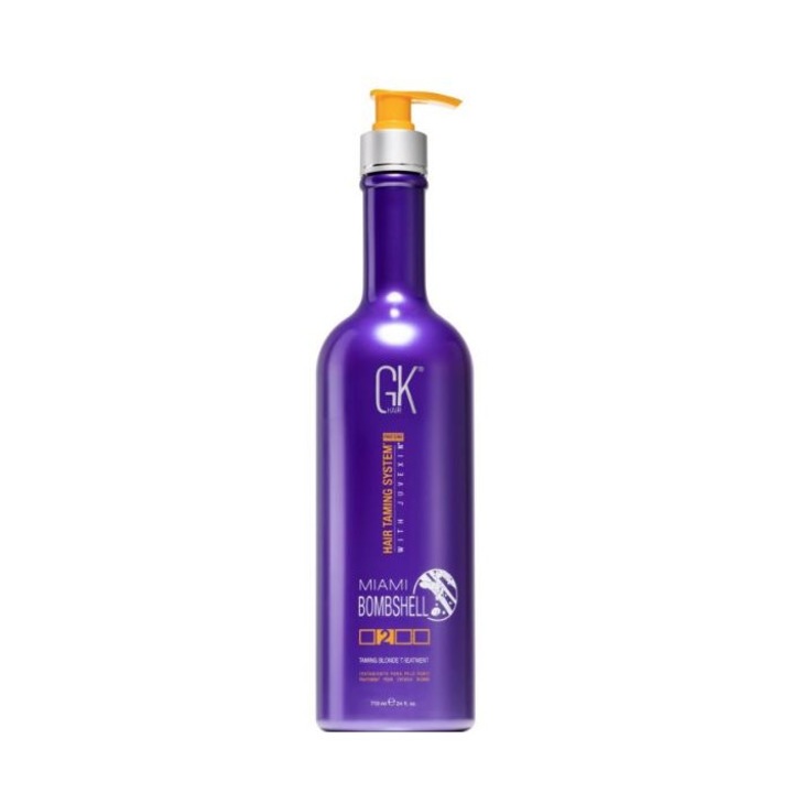 Masca hidratanta pentru netezire si iluminarea parului GK Hair Miami Bombshell 710 ml