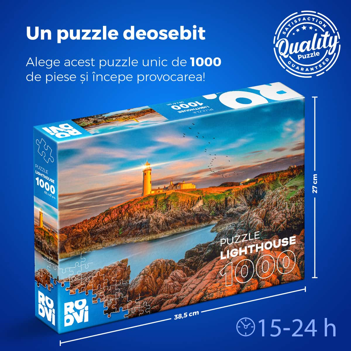 D-Toys Landscapes Lighthouse 1000 darabos puzzle 