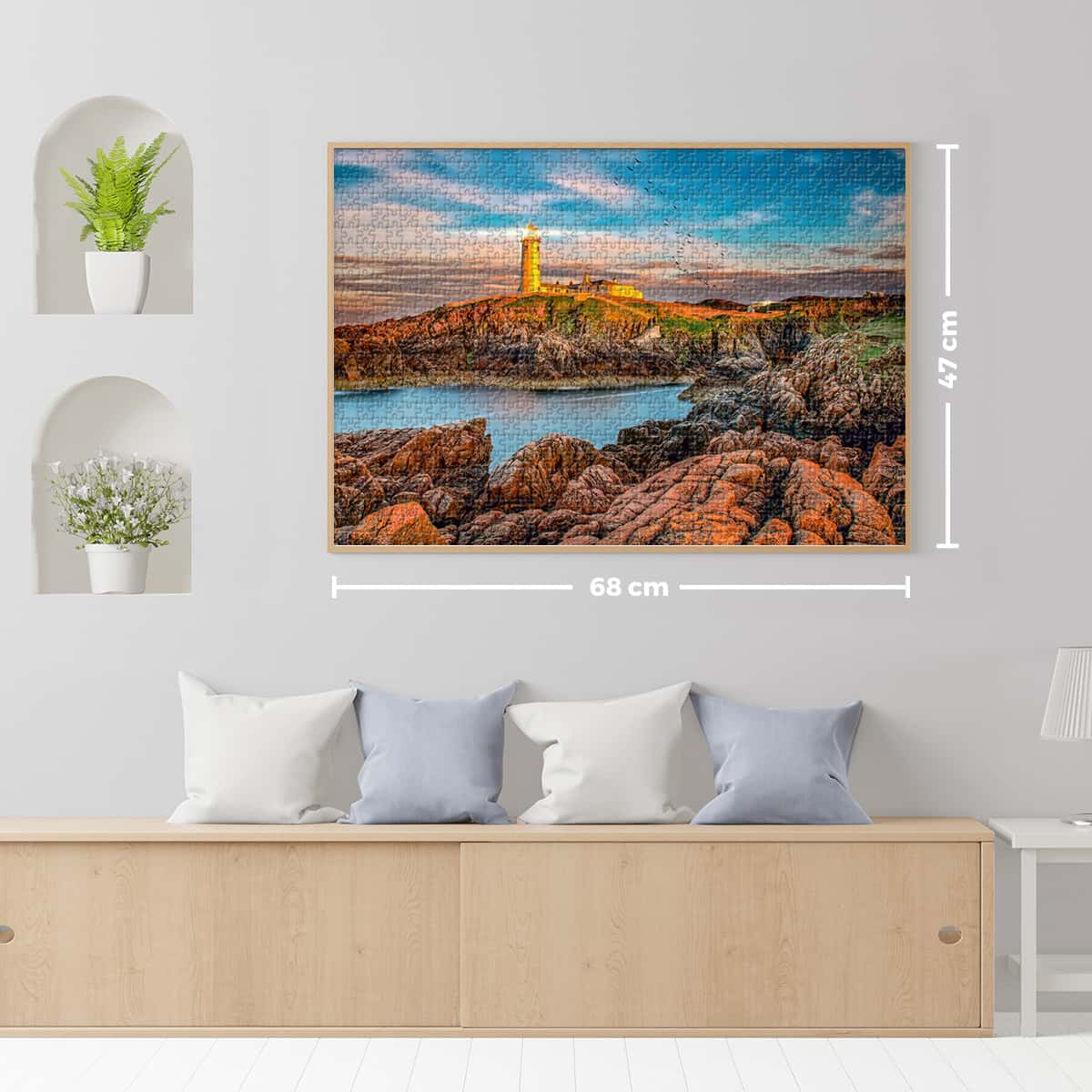 Puzzle da 1000 pezzi Lighthouse in Rock Bay — Juguetesland