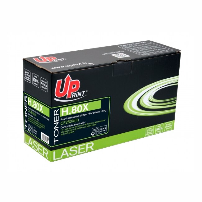 Cartus toner UPRINT CF280X, HP LJ Pro 400/ M401/M425, 6900 pagini, Negru