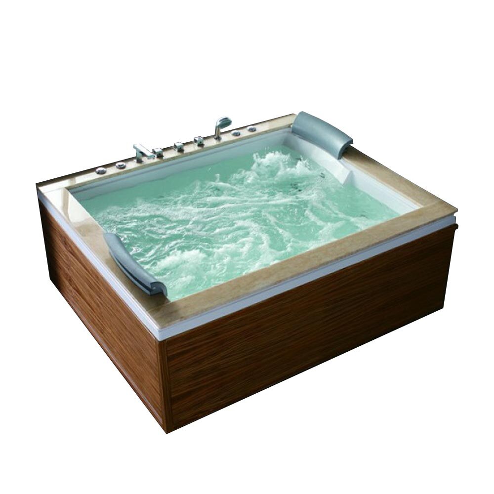 Cada cu hidromasaj SPA-0502 Zebrano, fara incalzitor, 1800 x 1500