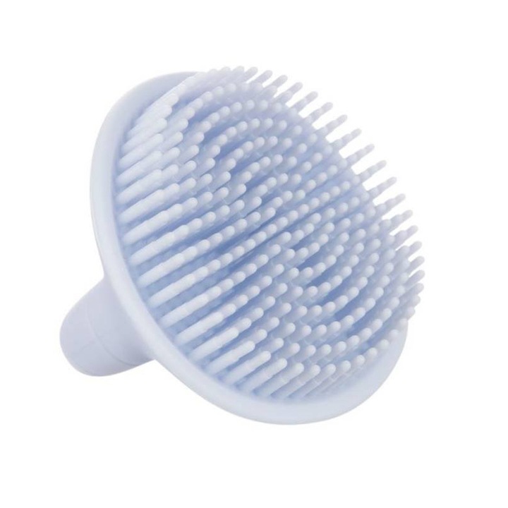 Szilikon fürdőkefe fiúknak Canpol Babies 9/115, kék