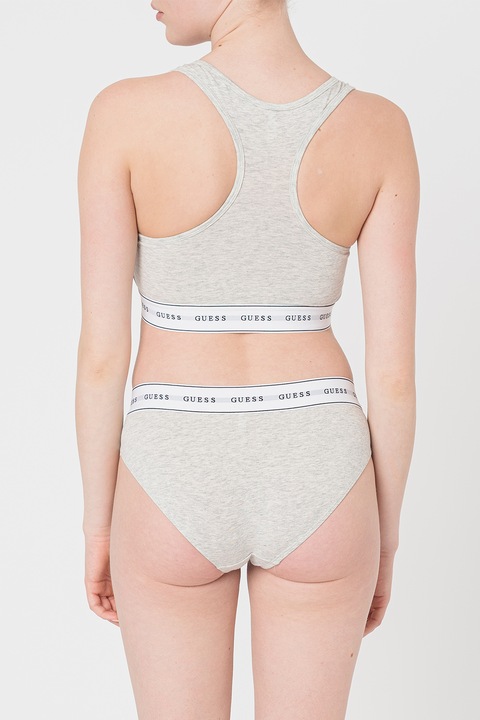 Guess, Bustiera racerback, Gri melange