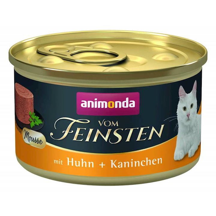 Мокра храна за котки, Animonda, Пиле/Заек, 85 гр