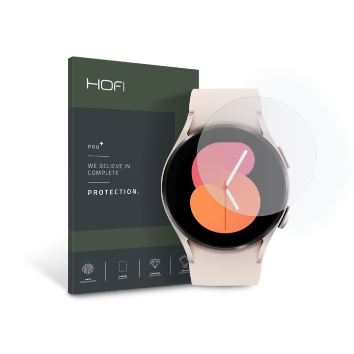 HOFI Glass Pro+ üveg képernyővédő fólia - Samsung Galaxy Watch 4/5 (40 mm) - átlátszó
